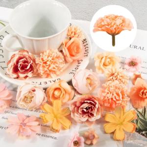 , 20 stuks, , mini-bloemkoppen voor bruiloft, thuis, knutselen, scrapbooking, decoratie