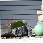 2St Simulierter Moosrasen Graswand Bonsai Dekoration künstliches Gras Dekorative Displays Rasenteppich Kunstrasen im Freien grüne Wandkulisse Balkon-Sichtschutz grüner Rasen Tuf