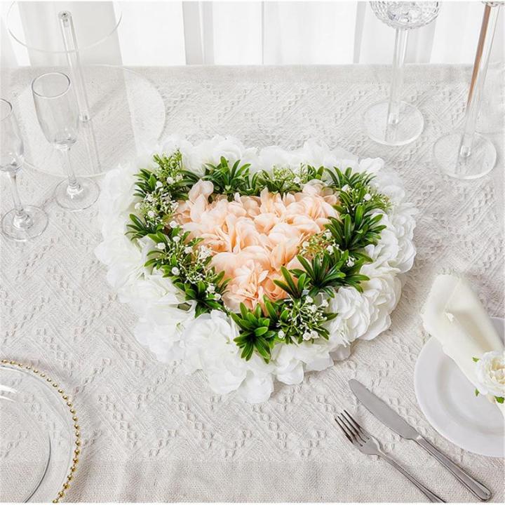 Künstliche Blumensträuße, künstliches Rosenarrangement für Hochzeit, Tafelaufsatz, Valentinstag, Dekoration, Foto-Requisiten