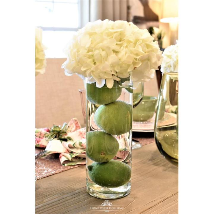 Kunstgroene citroen/limoen, 6 stuks - levensecht plastic fruit, plastic fruit, kunstfruit, fruit, decoratie, etalage, huishouden, keuken, hotel, groene citroen, limoen, 6 stuks