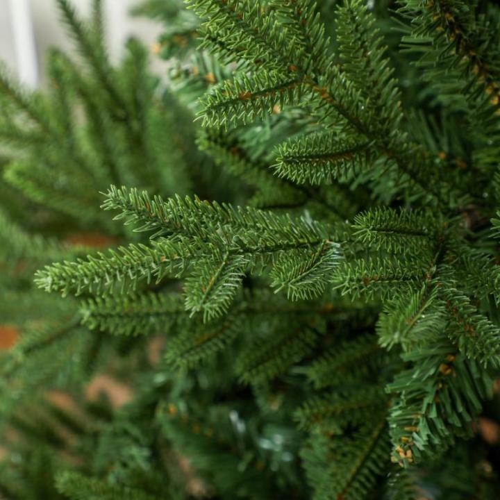 Kunstkerstboom, 180 cm kerstboom met 2380 takken, inklapbare metalen standaard, voor kerstdecoratie, groen