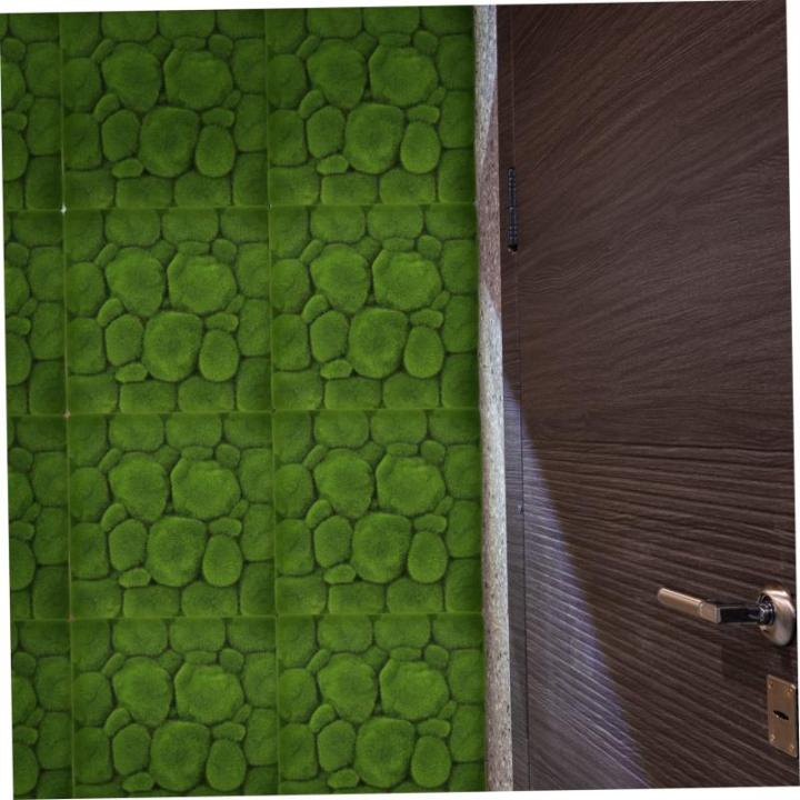Accessoires 6 stuks gesimuleerd schuimschuim kunstgras keramische tegels tapijt kamerplanten kunstmatige mosplaat kunstmos wanddecoratie binnen wandplaat Italië tapijten