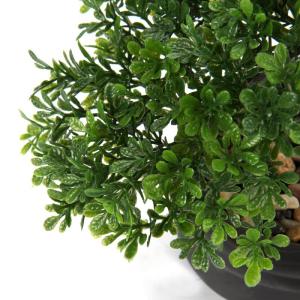 Kunstmatige bonsai in pot, kunstmatige bonsai boom, bonsai kunstplant als echt, Japanse decoratie kunstboom bonsai podocarpus, kunstkamerplanten voor badkamerdecoratie, bureau, ven