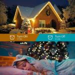 Smart lichtketting 40 m 400 LED kerstboom - app-gestuurde verlichting voor Kerstmis met 16 miljoen RGB-kleuren LED-lampjes