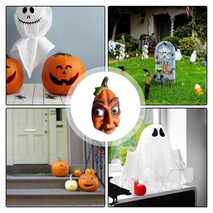 Ausdrucksstarker kürbiss – Ausdrucksstarker Gesichtskürbis, Dekorativer Halloween-kürbiss | Halloween-kürbiss-Ornament, Harz-Halloween-Dekorationen Für Den Innenbereich, Dek