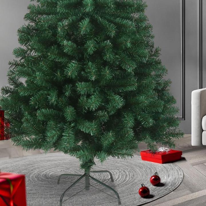 Kunstkerstboom, natuurgetrouw met 792 takpunten, incl. metalen standaard (spuitgietnaalden, 180 cm)