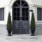 Kunstplant ceder 150 cm in pot, coniferen kunstmatig outdoor UV beschermd voor huis woonkamer tuin veranda decoratie (2 stuks)