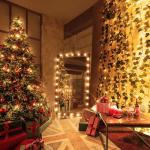 Kunstmatige klimopslinger, 12 stuks, met 90 ledlampen, klimopslinger, lichtsnoer, balkonplanten, decoratie voor bruiloft, tuin, wanddecoratie, kerstfeestdecoratie