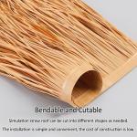 Künstliches Strohdach, Künstliche Mexikanische Strohrolle, Künstliche Palmenstrohrollen, Kunststoff Gefälschtes Strohdach, Simulation Strohfliese, Für Garten Pavillon Holzhaus