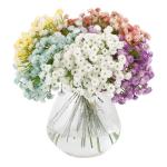 Set van 6 kunstmatige Gypsophila Babies Breath , boeketten, decoratie voor bruiloft en verjaardag, DIY, meerkleurig