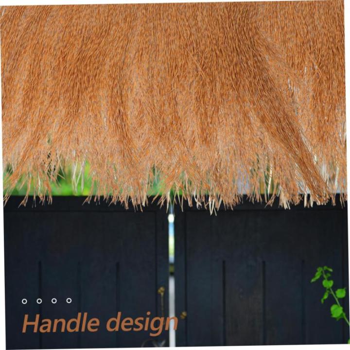 4 Stück Simuliertes Stroh Rasendekor Nachahmung Von Strohdach DIY Dach Mexikanisches Strohdach Landschaftsbau Strohdach Dekor Simulation Strohdach Für Garten Künstliches
