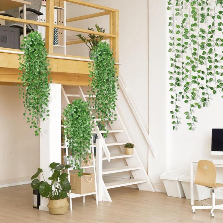 28 stuks klimopslinger, hangende decoratie, met decoratieve totale lengte van 28 m, voor gordijn, keuken, bruiloft, balkon, tuinfeestdecoratie