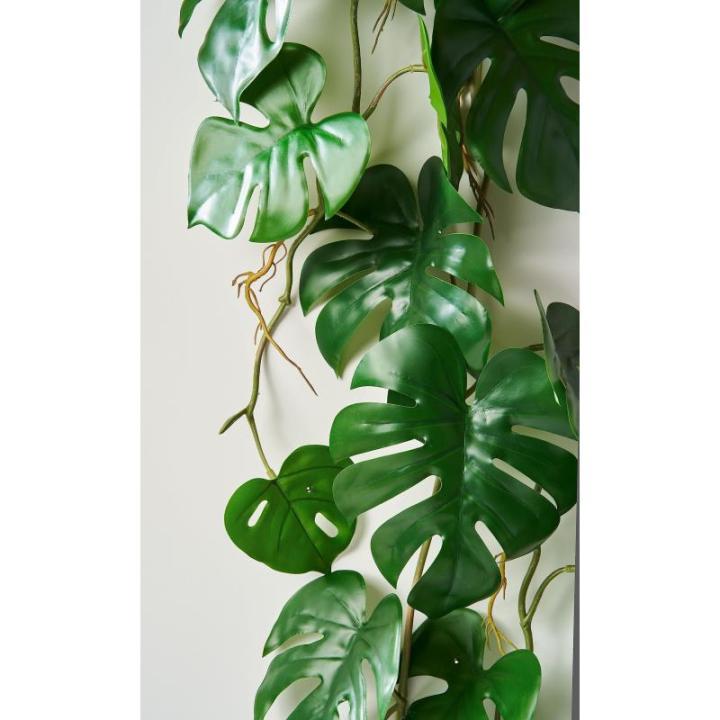 Set van 2 Split Philodendron-slinger, 104 cm, groen