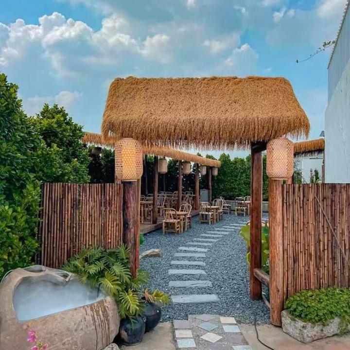 Künstliches Strohdach,Synthetisches Strohdach,synthetische Palmenstroh,Künstliche Palmenstrohrollen,Gefälschtes Strohdach,künstliches Strohdach-Dekorationen Für Garten Terrass