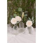 Kunstrozen, echte schuimrubberen rozen voor bruiloft, bruidsboeketten, babyshower, feest, pols-bloemen, corsage, babyborrel, woondecoratie, 25 stuks
