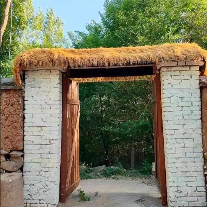 Künstliches Strohdach, Synthetisches Strohdach, Strohfliesen Künstliches, Simulation Strohdach, Künstliche Strohrolle, Simulierter Strohteppich, Falsches Stroh Für Garten Pergo
