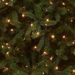 7Ft Vorbeleuchteter künstlicher Weihnachtsbaum aus voller Tanne, Weihnachtsdekoration mit Zweigspitzen, Einfache Montage, Zusammenklappbarer Metallständer,XL
