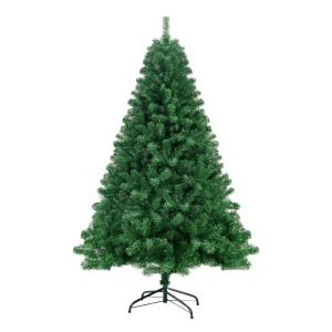 Kunstkerst 180 cm (diameter ca. 105 cm), 1000 takken, vlamvertragend, pvc-dennenboom, kerstboom met snel opbouwsysteem, inclusief kerstboomstandaard, eenvoudige montage, groen