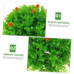 2St Dekorative Grasbälle für den Garten Eucalyptus Decoration Künstliche Pflanzenkugel künstlicher Formschnitt grüne Grasbälle Topiary-Kugeln Heimdekoration Kunstrasenball Pl