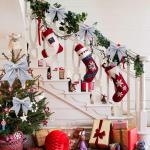 1 + 4 stuks zilveren strikken Kerstmis kerstboom strikken glitter kerstboomversiering voor familiefeesten feestdecoratie voor Kerstmis vakantie bruiloft feesten (2 maat)