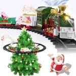 Hanging Christmas Train Set - Kersttrein speelgoed met licht en geluid voor jongens en meisjes, trein speelgoedset rond onder de kerstboom, beste kerstdecoratie voor binnen voor ge