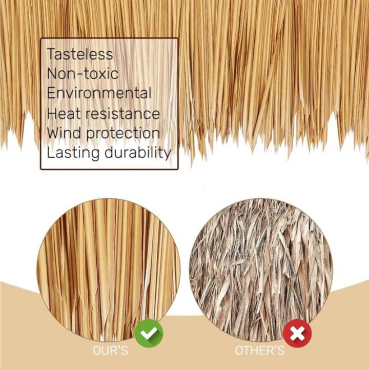 Künstliche Mexikanische Strohrolle Strohdachdekoration, Tiki-Bar-Hütten-Grasdachdekor, Künstliche Palmenstrohrolle Im Mexikanischen Stil Für Bar-Hütten-Gartenterrassen-Schirmb