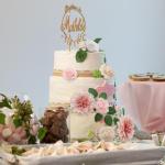 Roze kunstbloem combo nep roos faux dahlia bloemen met stengels voor doe-het-zelf bruiloft bruidsboeket feest woondecoratie (roze)