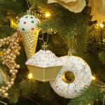 80-pack geassorteerde onbreekbare kerstbalversieringen set decoratieve Hangers met herbruikbaar handgeschenkpakket voor kerstboom
