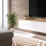Benjamini Ficus, , grote kunstboom, kamerplant, decoratie met echte houten stam, voor kantoor, decoratie, slaapkamer, eetkamer, binnen, buiten, groen/wit, 91 cm