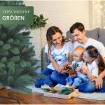 Kunstkerstboom van PE, met en zonder ledverlichting