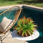 , 6 stuks, 40 cm, gras, , herfst, kunststof planten, binnen en buiten, uv-bestendig, groen kunstgras voor thuis, raam, tuin, terras, pad, veranda, decoratie