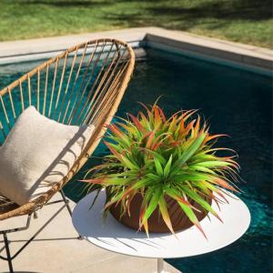 12 stuks , 40 cm, gras, kunstplant, herfst, kunststof planten, binnen en buiten, uv-bestendig, groen kunstgras voor thuis, raam, tuin, terras, pad, veranda, decoratie