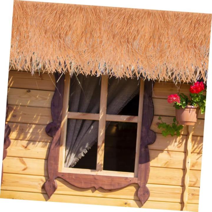 Strohdekoration Simulierte Strohmatte Gefälschtes Stroh Gefälschte Strohabdeckung Strohdach Für Den Garten Künstliche Strohplatte Lebensechtes Strohdach Dekoratives Strohdach S