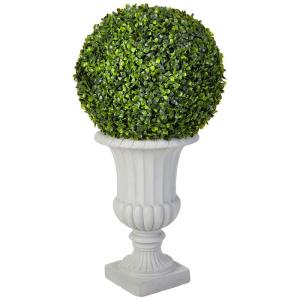 Buchsbaum-Formschnitt mit Urne (Indoor/Outdoor), 0,8 m