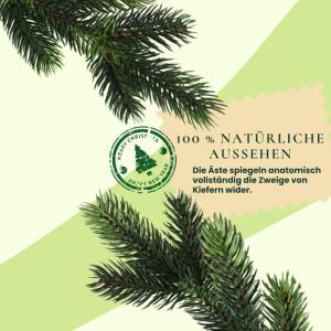 Kunstkerstboom, 120 cm, natuurgetrouwe 100% spuitgietkerstboom met houten standaard, made in EU, kunstkerstboom