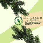 Kunstkerstboom, 210 cm, natuurgetrouwe 100% spuitgietkerstboom met houten standaard, made in EU, kunstkerstboom