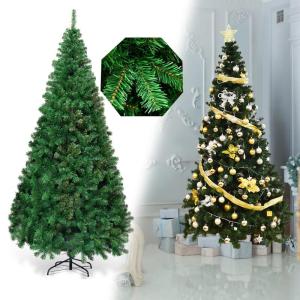 Kunstkerstboom met metalen standaard 150 cm/180 cm/210 cm/240 cm groen 210cm groen