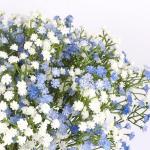 Gypsophila , 10 stuks, Gypsophila , Gypsophila, namaakbloemen, boeketten voor bruiloft, bruid, feest, woondecoratie (blauw en wit)