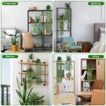 4 stuks kunsthangplanten met potten, 80 cm lang, kunstklimop, , , , , onderhoudsvrije plastic planten voor binnen en buiten, tuin, wanddecoratie