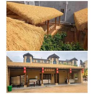 Künstliches Strohdach Matten Outdoor Reisstroh Dach, Gefälschtes Stroh, Künstliche Strohdachabdeckung, Künstliche Mexikanische Strohrolle, Für Garten Ssonnenschirm Pergola Bar