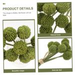 1stk Simulierte Kugelchrysantheme Blumenstrauß Für Die Braut Künstliche Blumen in Großen Mengen Seidenblumenarrangements Chrysanthemensträuße Bulk-vasen Blumensträuße Green