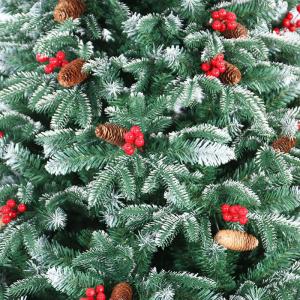 Künstlicher Weihnachtsbaum, 4 Fuß/5 Fuß/6 Fuß/7 Fuß/8 Fuß/9 Fuß/10 Fuß, realistischer Weihnachtsbaum, künstlicher Weihnachtsbaum mit stabilem Ständer, für die Partydekor
