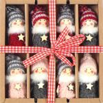 12x premium kerstboom engelen - kerstboomversieringen - sprookjesfiguur - Zweeds-Scandinavische decoratieve trollen