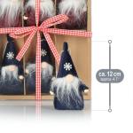 12x Premium Kerstman 12cm - decoratie voor de kerstboom, kerstboomfiguur als boom, kerstversiering of cadeau