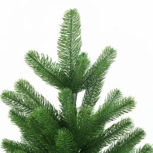 Künstlicher Weihnachtsbaum mit Beleuchtung & Kugeln Christbaum Tannenbaum Kunstbaum Weihnachten Künstlicher Weihnachtsbaum für Weihnachtsdeko180 cm Grün Rosa