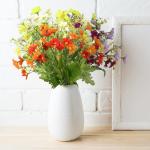 , madeliefjes, 6 stuks, , decoratie, zijden bloemen, lentedecoratie