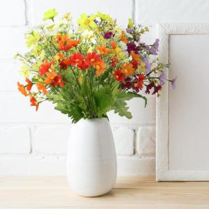 , madeliefjes, 6 stuks, , decoratie, zijden bloemen, lentedecoratie