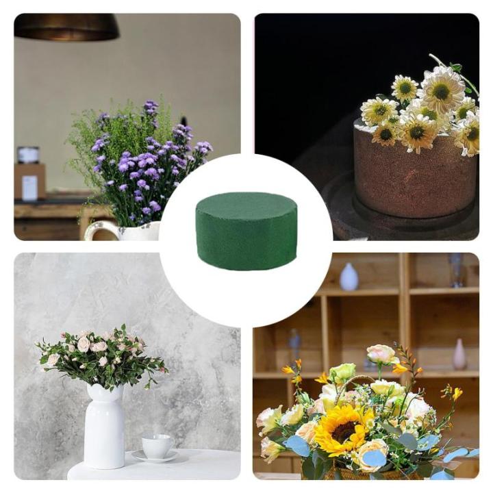 12 stuks bloemensteekschuim-cilinders, insteekschuim voor kunstbloemen, rond, voor bloemstukken, kunstbloemen en verse bloemen, natte en droge bloemisten, schuimblokken voor thuis,