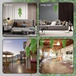 Kunstmatige Boston-varenplant, 4 stuks, 85 cm, hangend, klimplanten, kunststoffen, valse plantenmuur, voor woonkamer, balkon, tuin, feest, bruiloft, binnen en buiten, decoratie
