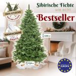 Dicht mooie kunstkerstboom 220 cm Siberische sparren kunstkerstboom kunstmatige kerstboom kunstkerstboom kunstkerstboom